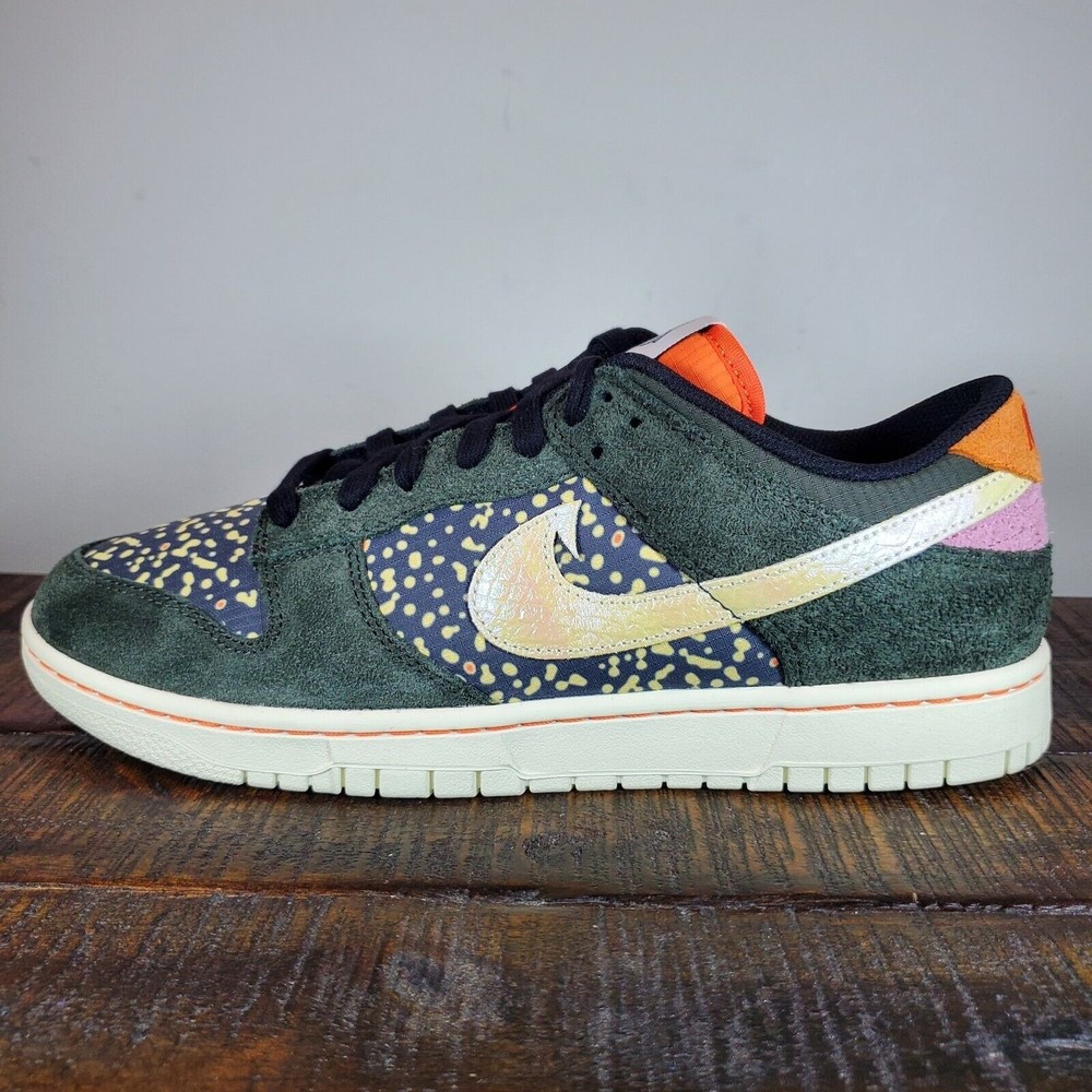 Nike Dunk Low Gone Fishing Rainbow Trout Shoes Mens 8.5, 10 FN7523-300 - Picture 7 of 13